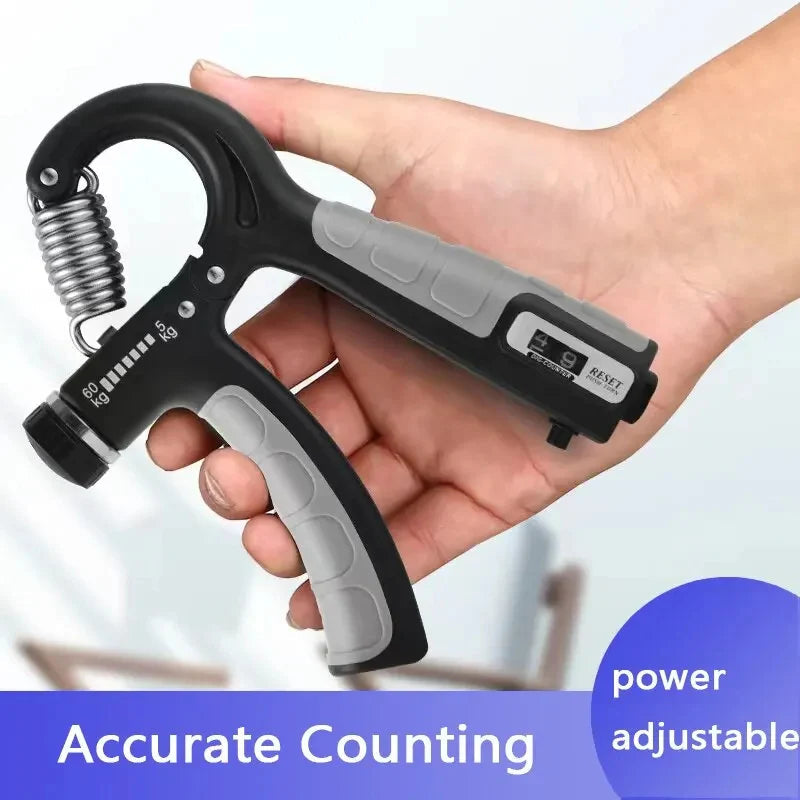 Hand Gripper Exercise with Counter