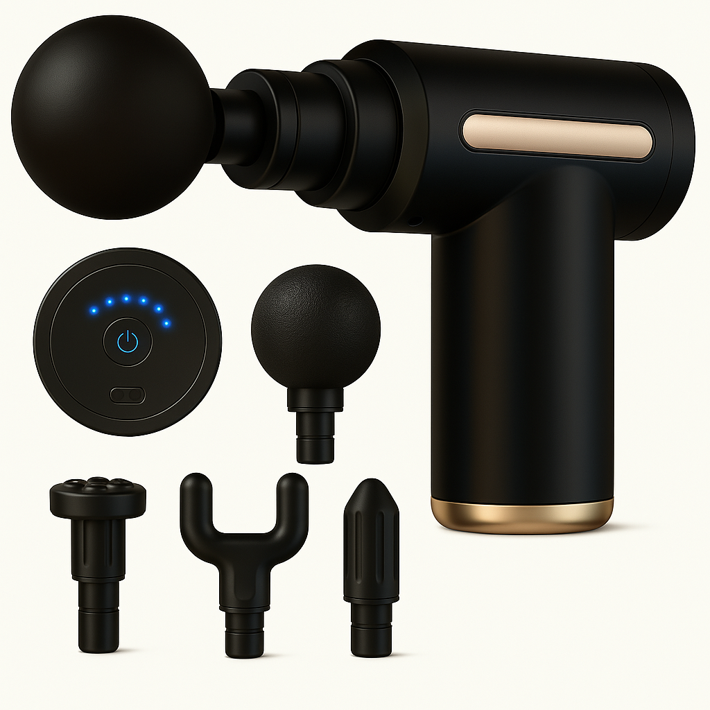 Ultra-Quiet Deep Tissue Portable Massage Gun – Muscle Recovery & Pain Relief