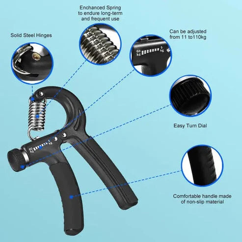 Hand Gripper Exercise with Counter