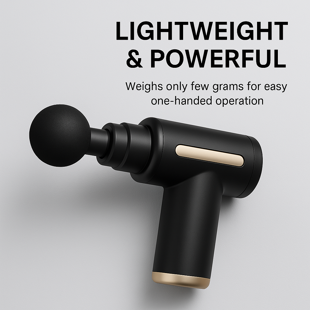 Ultra-Quiet Deep Tissue Portable Massage Gun – Muscle Recovery & Pain Relief