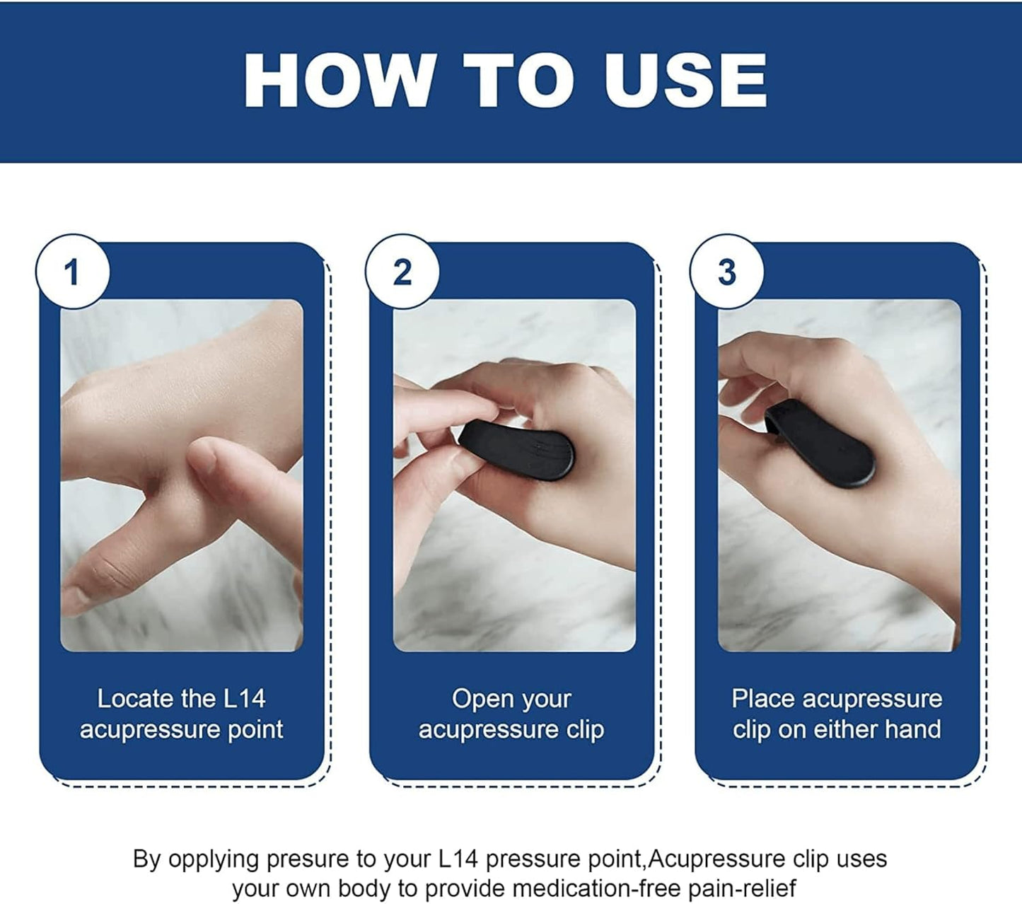 Accu-pressure Clip