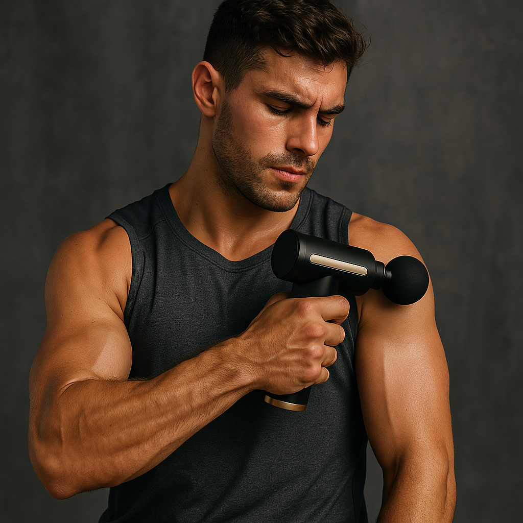 Ultra-Quiet Deep Tissue Portable Massage Gun – Muscle Recovery & Pain Relief